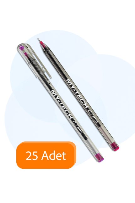 Pensan My-Tech 25 li 0,7 mm Kırmızı Tükenmez Kalem