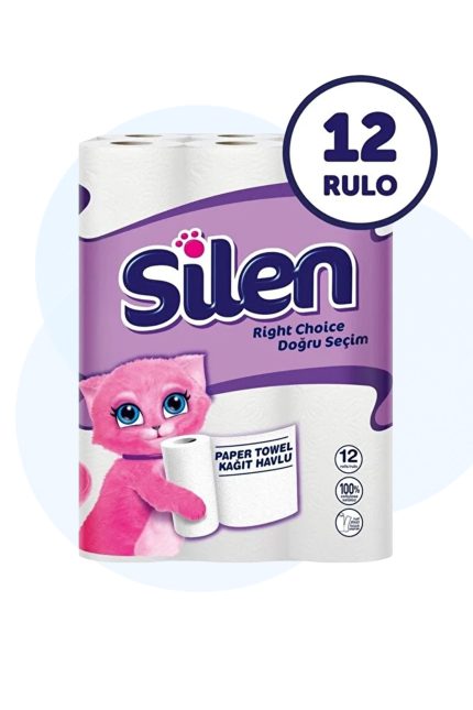 SİLEN HAVLU KAĞIT 12'Lİ RULO